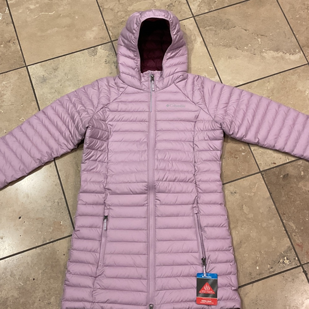 Columbia Big Girl Puffer Jacket in Lavender
